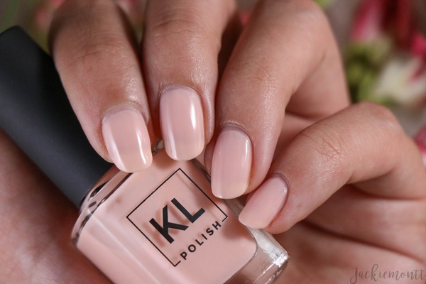 Nail polish swatch / manicure of shade KL Polish Pinky