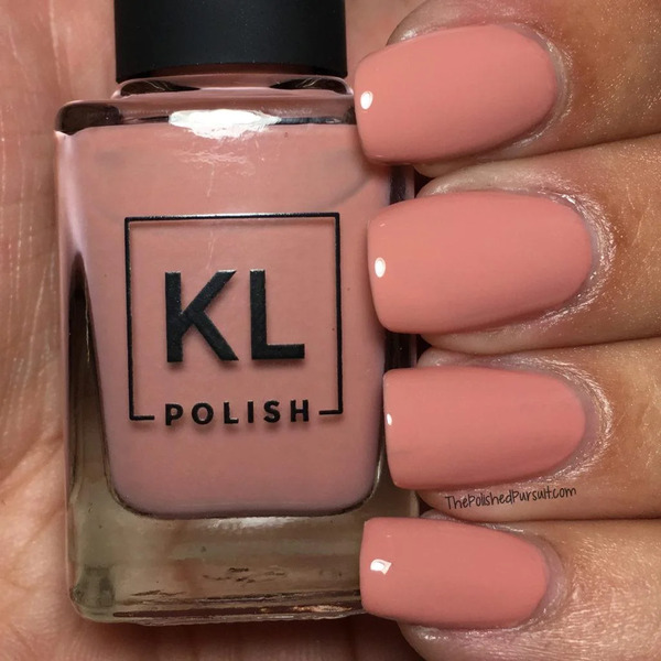 Nail polish swatch / manicure of shade KL Polish Miss Honey