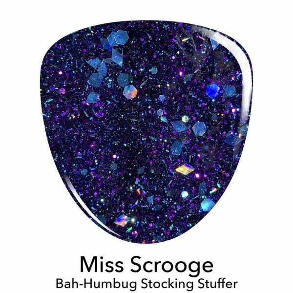 Nail polish swatch / manicure of shade Revel Miss Scrooge