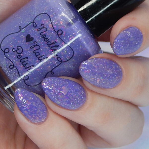 Nail polish swatch / manicure of shade Noodles Nail Polish Hydrogen in the Sky