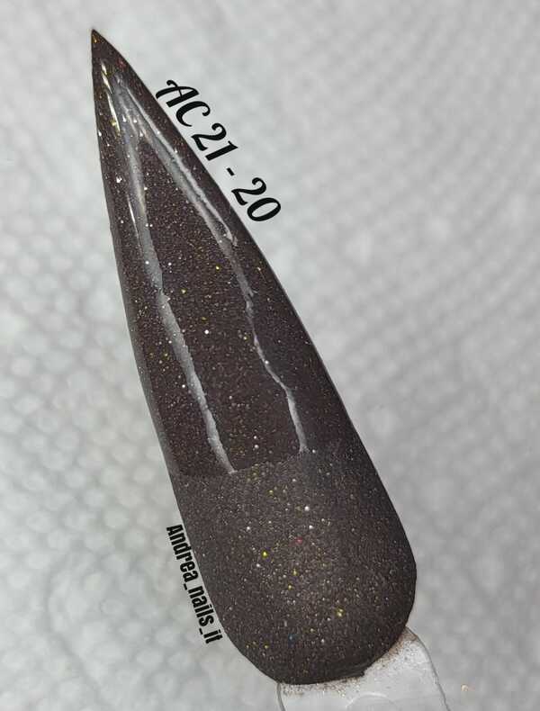 Nail polish swatch / manicure of shade Revel AC21-20