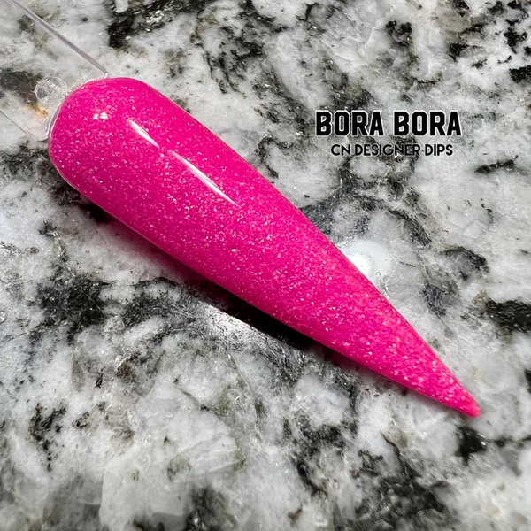 Nail polish swatch / manicure of shade CN Designer Dips Bora Bora