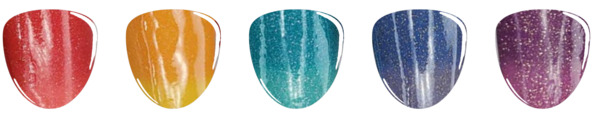 Nail polish swatch / manicure of shade Revel Panaskan