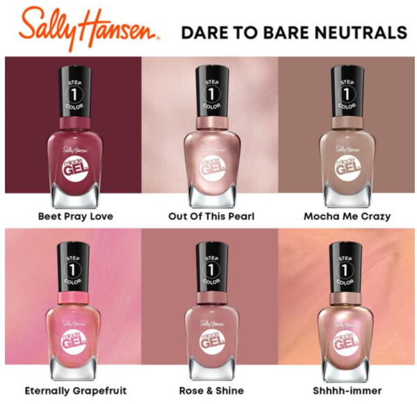 Nail polish swatch / manicure of shade Sally Hansen Mocha me Crazy