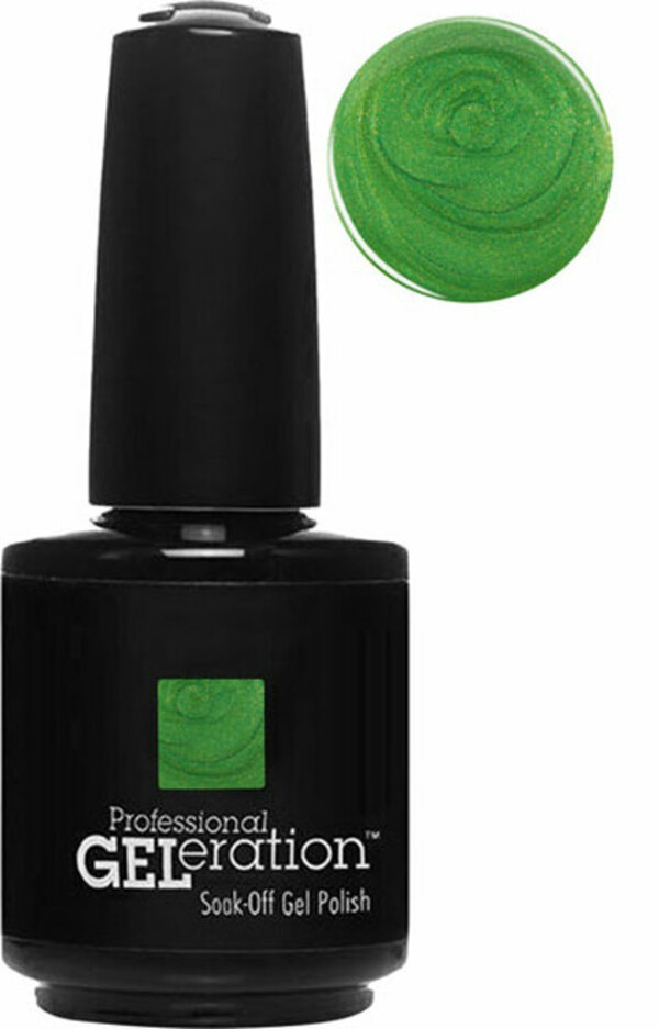 Nail polish swatch / manicure of shade GELeration Bollywood Bold