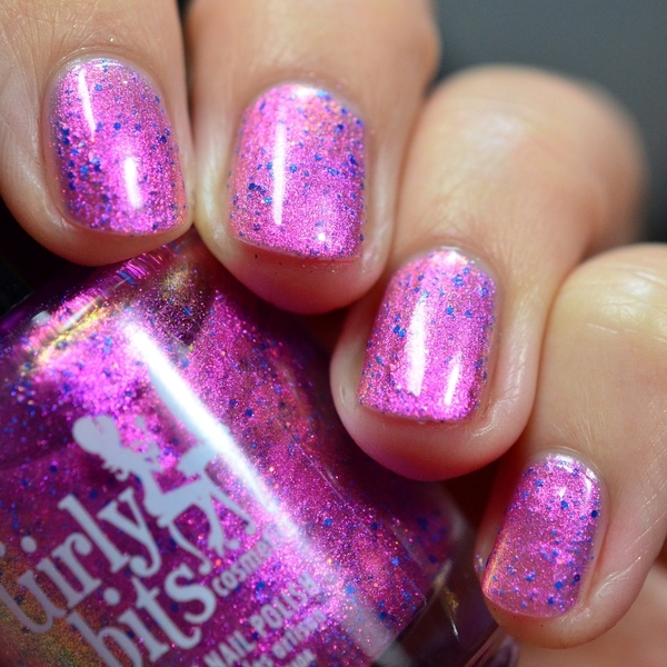 Nail polish swatch / manicure of shade Girly Bits Nashvegas