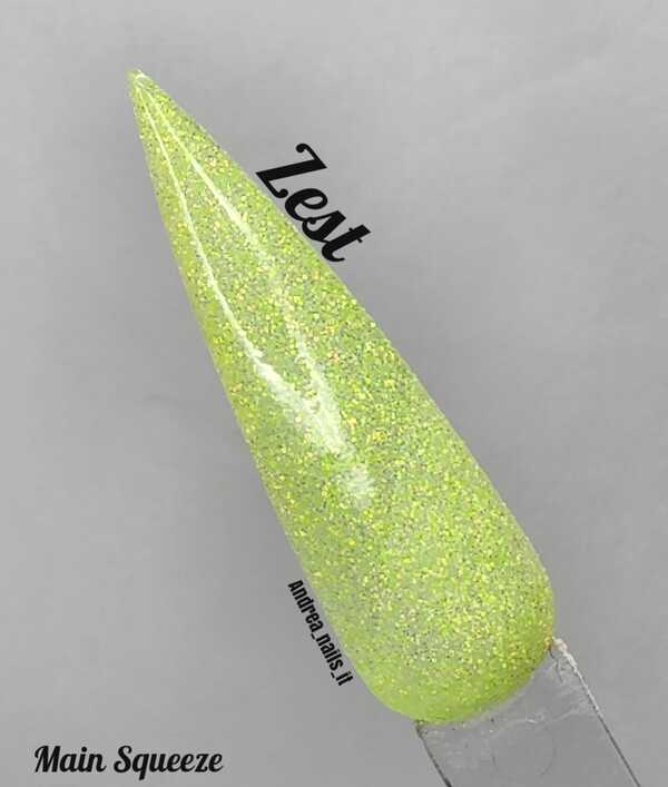 Nail polish swatch / manicure of shade Revel Zest