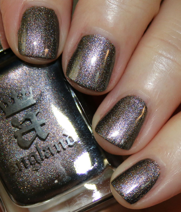 Nail polish swatch / manicure of shade A England The Beggar Maid