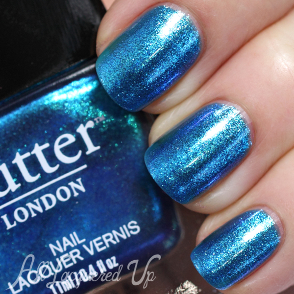 Nail polish swatch / manicure of shade butter London Airy Fairy