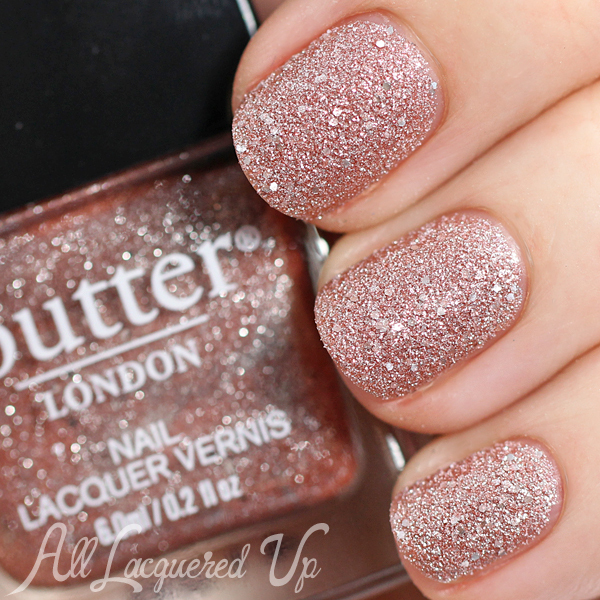 Nail polish swatch / manicure of shade butter London Dubs