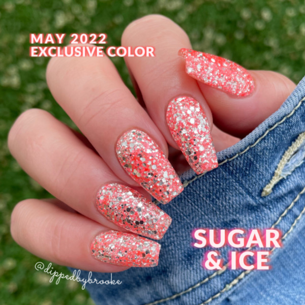 Nail polish swatch / manicure of shade Sparkle and Co. Sugar and Ice
