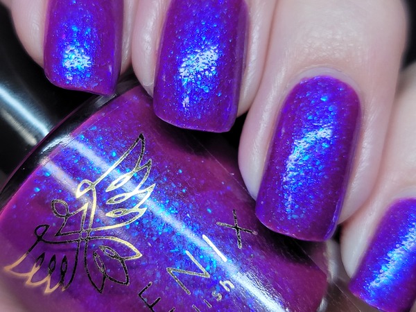 Nail polish swatch / manicure of shade Phoenix indie polish SHE Hulk