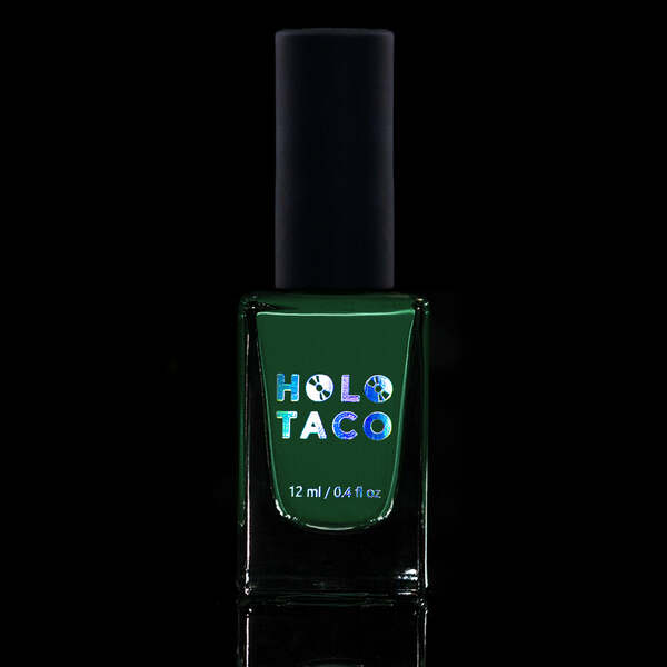 Nail polish swatch / manicure of shade Holo Taco Monstera
