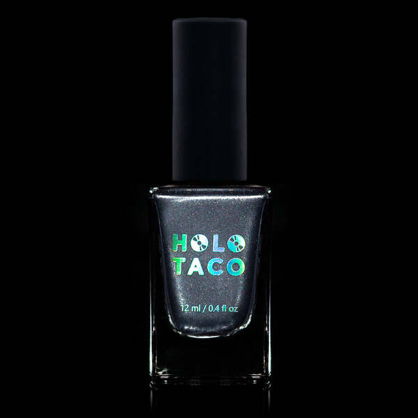 Nail polish swatch / manicure of shade Holo Taco Greyt