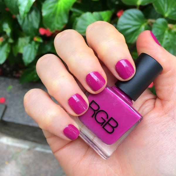 Nail polish swatch / manicure of shade RGB Cosmetics Violet