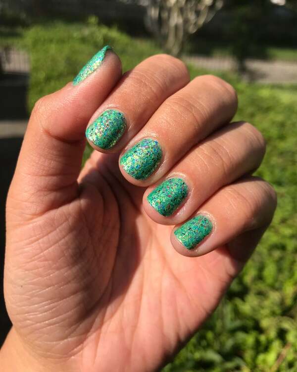 Nail polish swatch / manicure of shade Rogue Lacquer Daughters of Triton