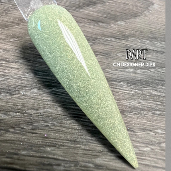 Nail polish swatch / manicure of shade CN Designer Dips Dart