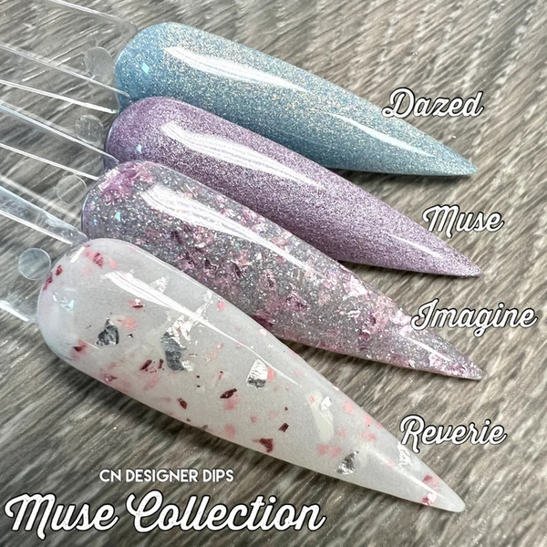 Nail polish swatch / manicure of shade CN Designer Dips Muse
