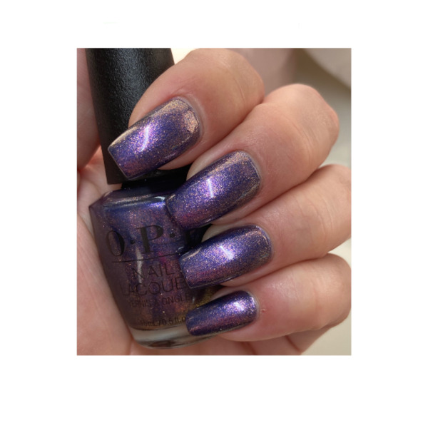 Nail polish swatch / manicure of shade OPI Infinite Shine Leonardo's Model Color