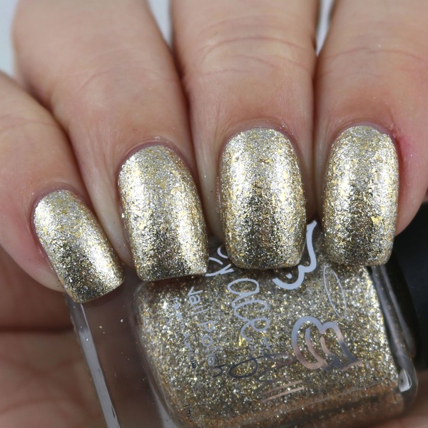 Nail polish swatch / manicure of shade Grace-full Nail Polish Golden Catch