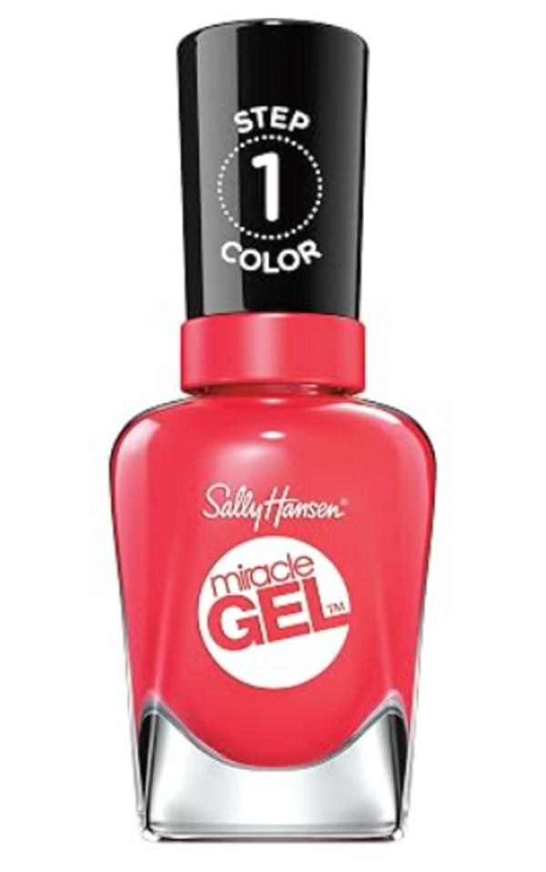Nail polish swatch / manicure of shade Sally Hansen Redgy