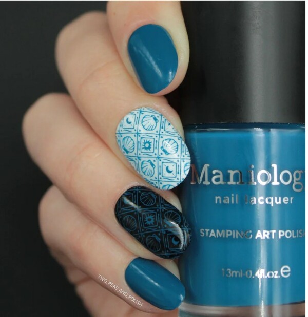 Nail polish swatch / manicure of shade Maniology Teardrop