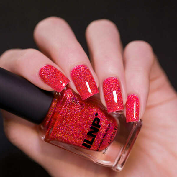 Nail polish swatch / manicure of shade I Love Nail Polish Poppy