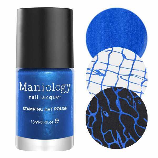 Nail polish swatch / manicure of shade Maniology Splash