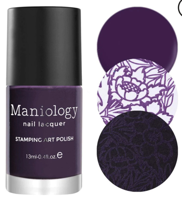 Nail polish swatch / manicure of shade Maniology Baroque