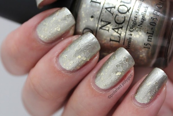 Nail polish swatch / manicure of shade OPI Baroque... But Still Shopping!