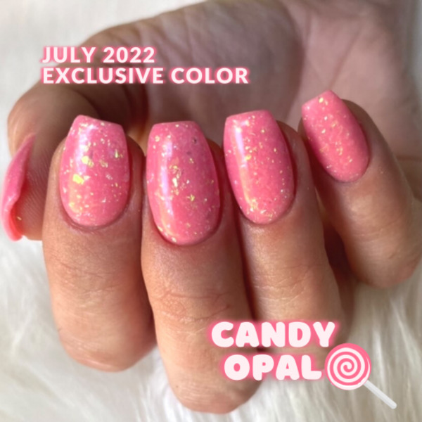 Nail polish swatch / manicure of shade Sparkle and Co. Candy Opal