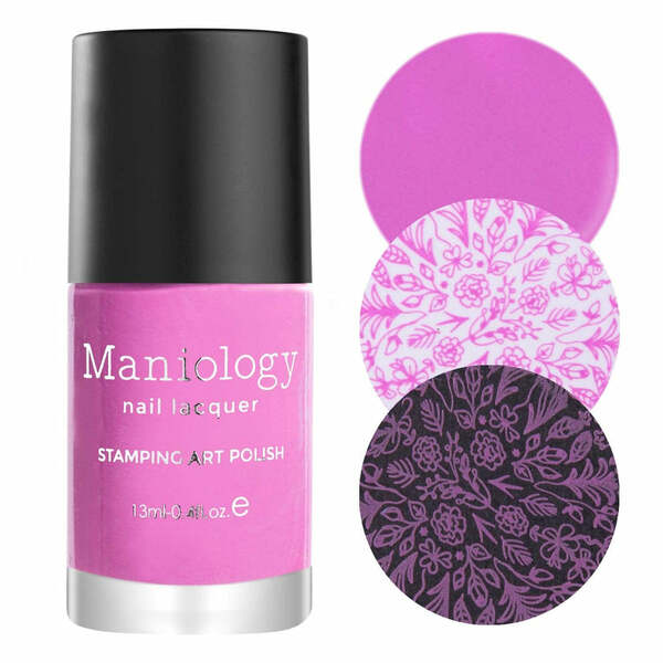 Nail polish swatch / manicure of shade Maniology Primerose
