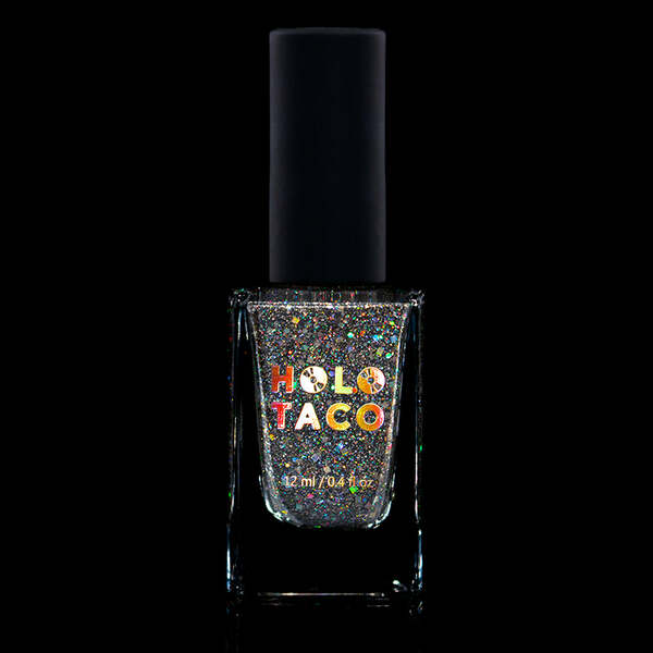 Nail polish swatch / manicure of shade Holo Taco Smokeshow
