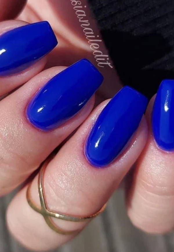 Nail polish swatch / manicure of shade Double Dipp'd Oh My Blurple