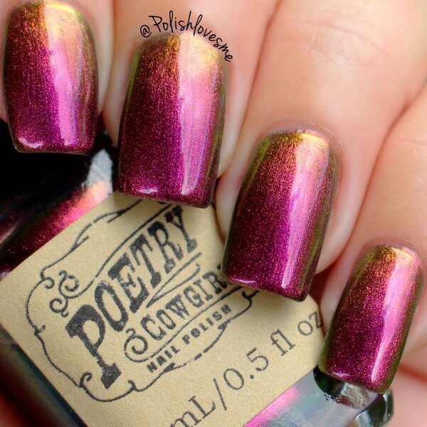 Nail polish swatch / manicure of shade Poetry Cowgirl You Are Beautiful at Any Size