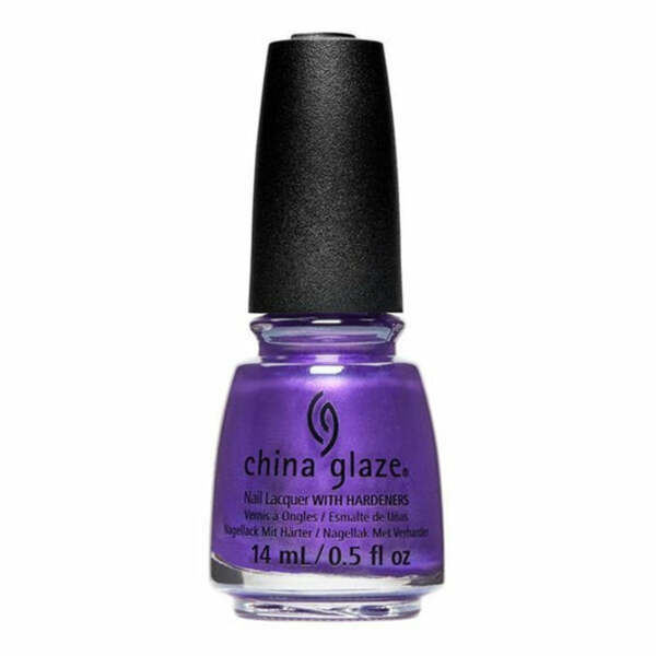 Nail polish swatch / manicure of shade China Glaze Purpletonium