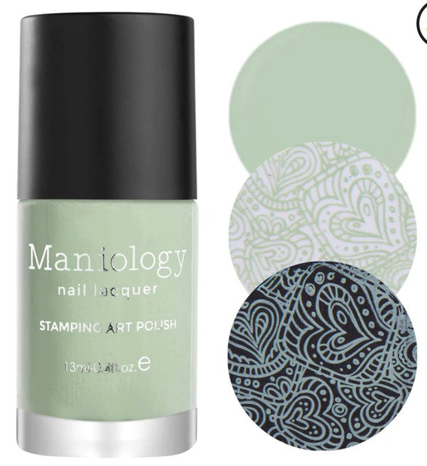 Nail polish swatch / manicure of shade Maniology Pasture