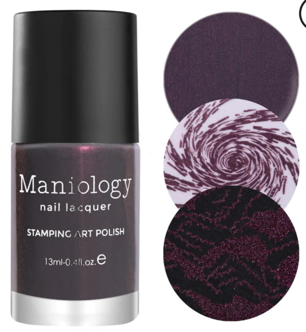 Nail polish swatch / manicure of shade Maniology Cloudburst