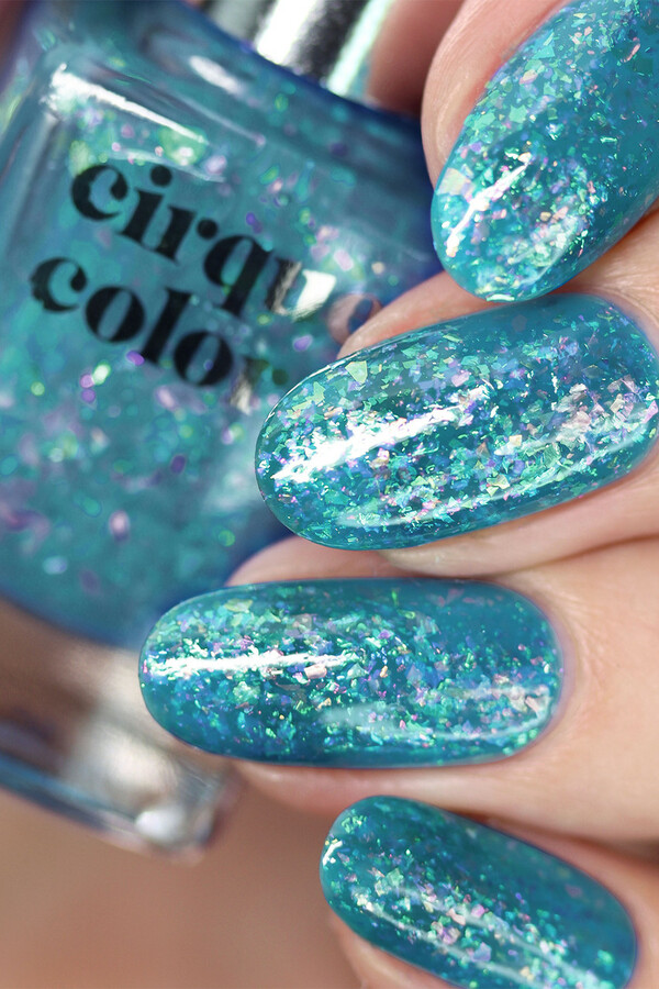 Nail polish swatch / manicure of shade Cirque Colors Splash