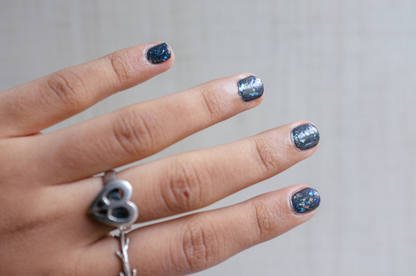 Nail polish swatch / manicure of shade Revlon Milky Way