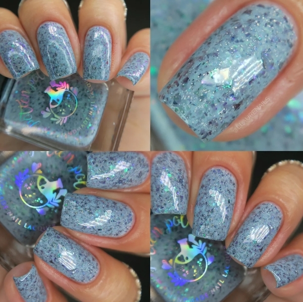 Nail polish swatch / manicure of shade Potion Polish Salt Water