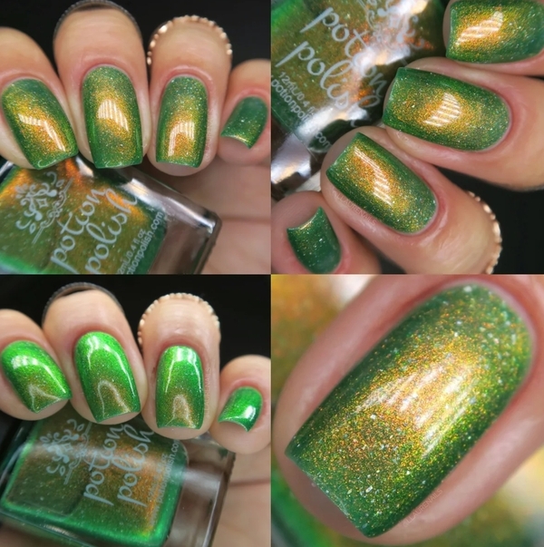 Nail polish swatch / manicure of shade Potion Polish Forest Home