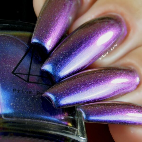 Nail polish swatch / manicure of shade Prism Polish Away Shall Fade (Holo)