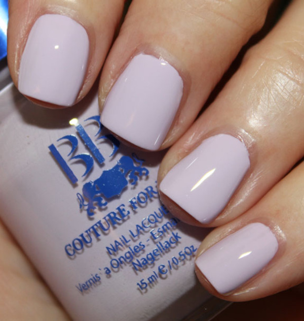 Nail polish swatch / manicure of shade BB Couture Bunny Love