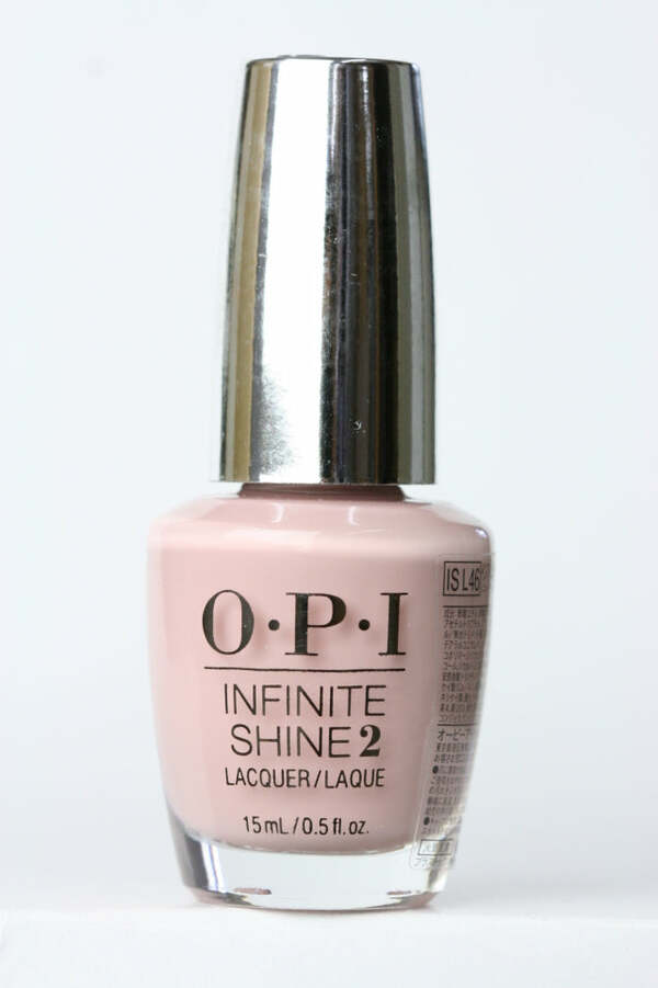 Nail polish swatch / manicure of shade OPI You're Blushing Again