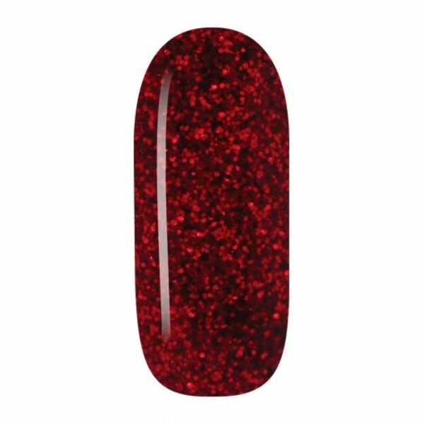 Nail polish swatch / manicure of shade Sparkle and Co. Ruby Slippers