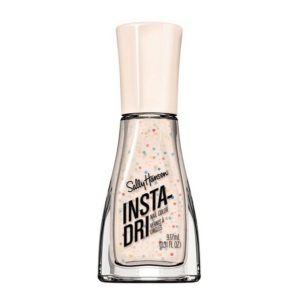 Nail polish swatch / manicure of shade Sally Hansen Insta-Dri Sprinkle, Sprinkle