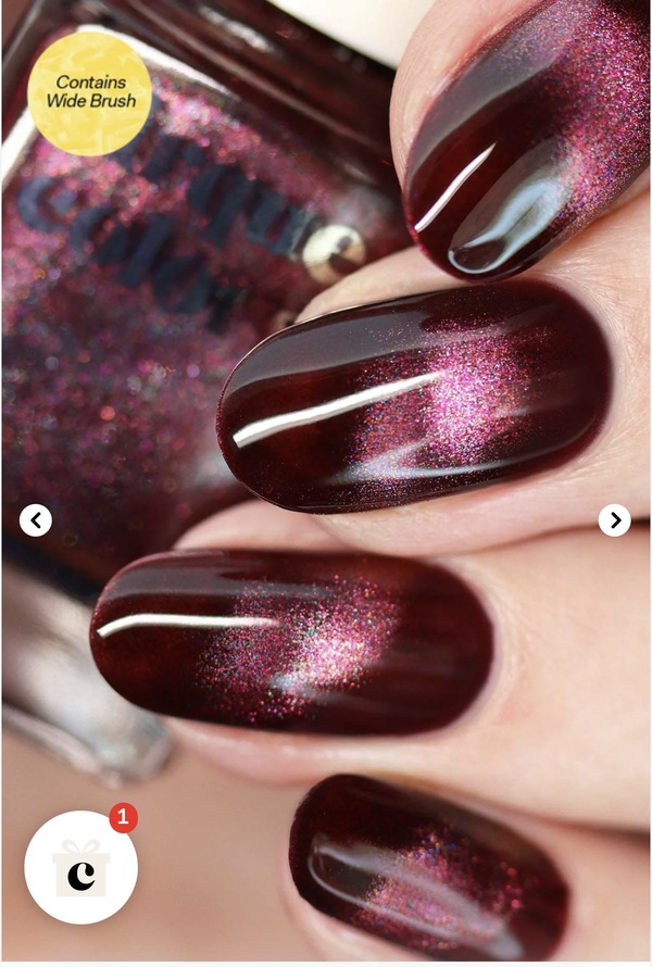 Nail polish swatch / manicure of shade Cirque Colors Kinetic