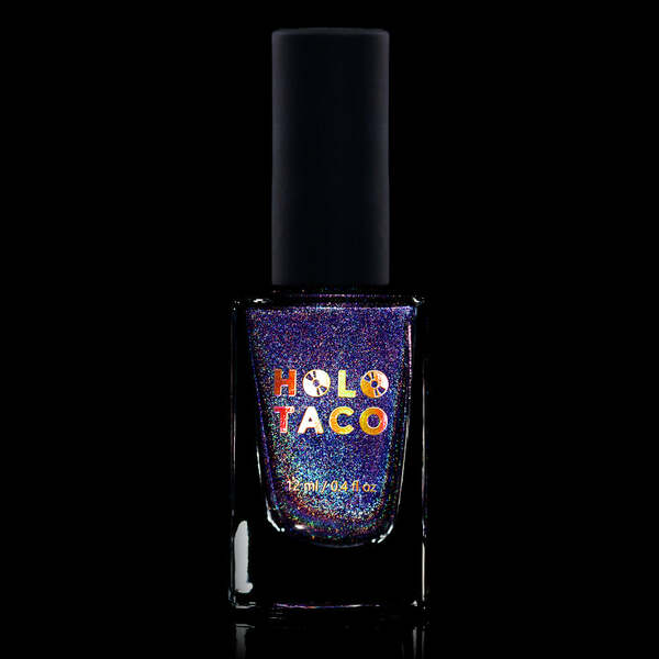 Nail polish swatch / manicure of shade Holo Taco Violet Nightmares