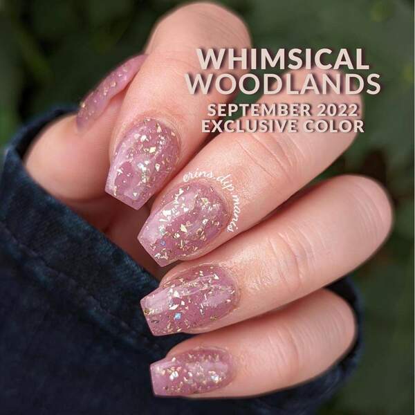 Nail polish swatch / manicure of shade Sparkle and Co. Whimsical Woodlands